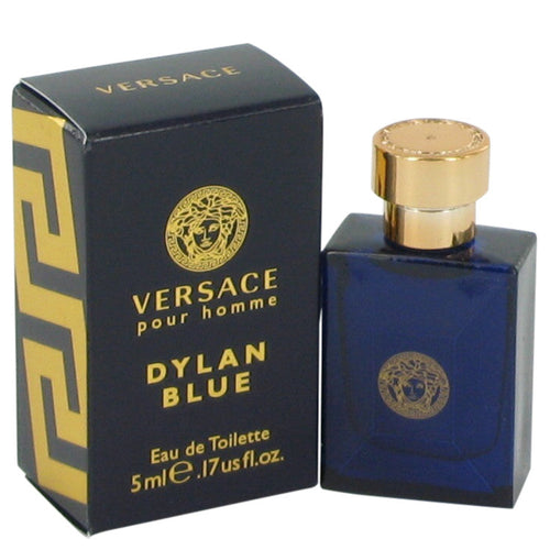 Versace Pour Homme Dylan Blue by Versace Mini EDT .17 oz for Men by Avera Group