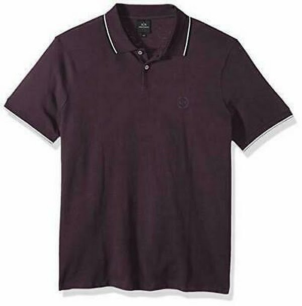 A|X Armani Exchange Mens Short Sleeve Polo Shirt, Size Small by Vanessa Jane