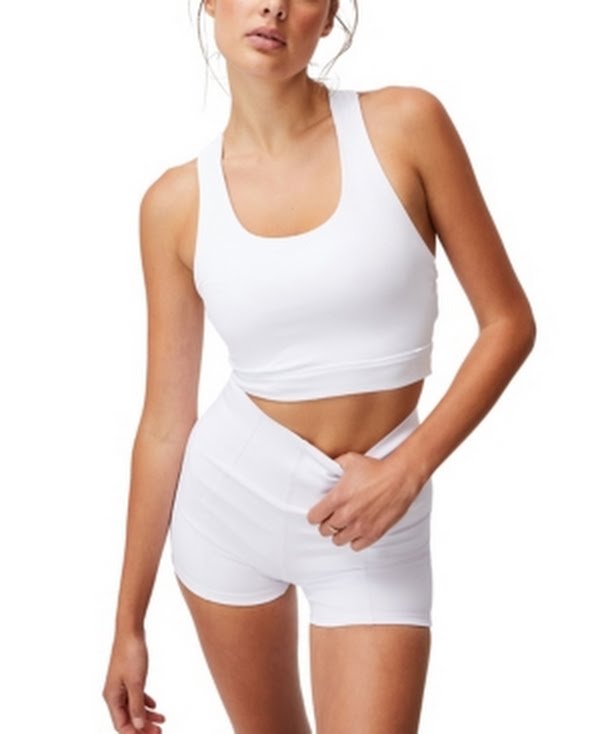 Cotton On Womens Lifestyle Loop Cross Back Vestlette Top, Size Medium by Vanessa Jane