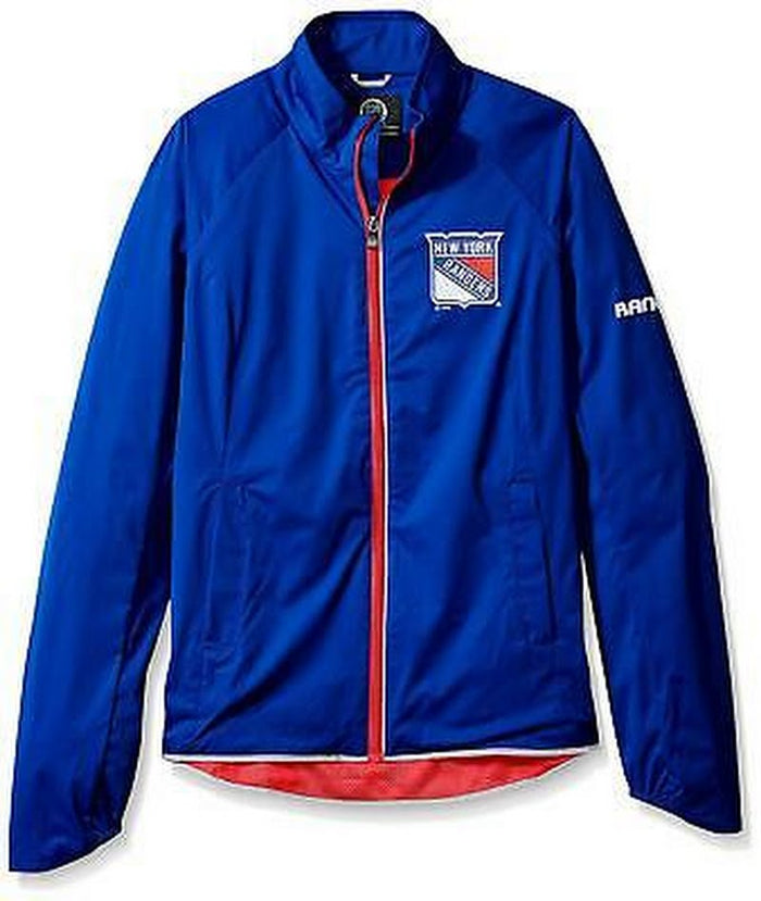 GiII NHL New York Rangers Womens Light Weight Full Zip Jacket by Vanessa Jane