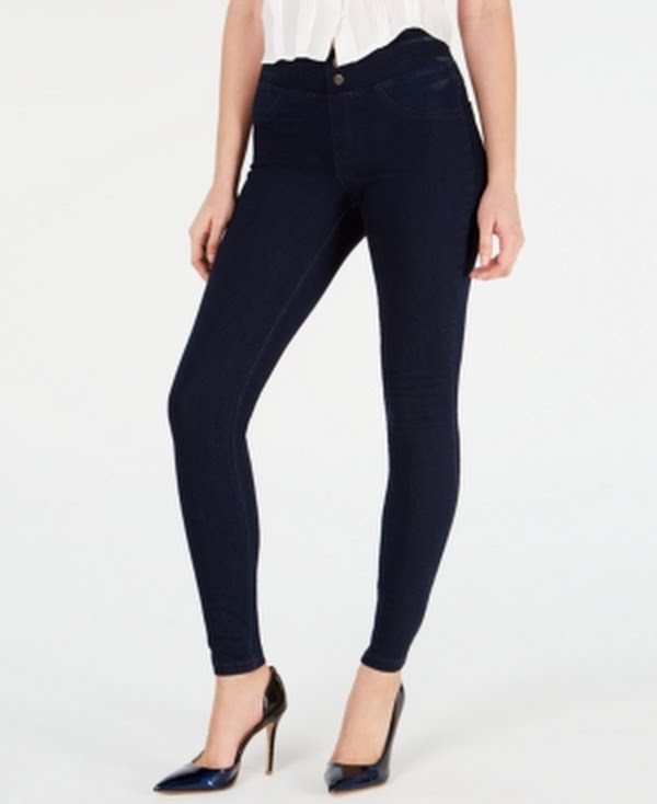 Hue Womens Original Smoothing Denim Leggings, Size Small by Vanessa Jane