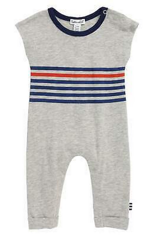 Splendid Boys Striped Coverall - Baby, 3/6 Months by Vanessa Jane