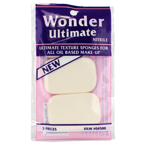 Wonder Ultimate Texture Sponges For All Oil Based Make-Up Round by Avera Group