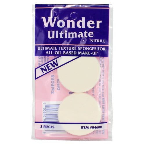 Wonder Ultimate Texture Sponges For All Oil Based Make-Up Round by Avera Group