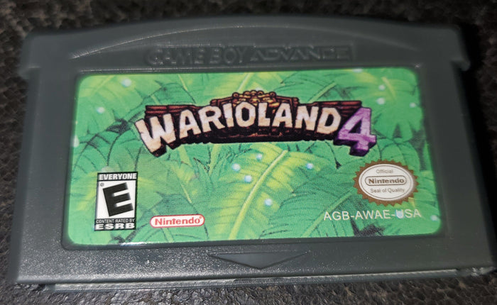 WarioLand 4 GBA Video Game Boy Advance 2001 by VintageVideoGameStore