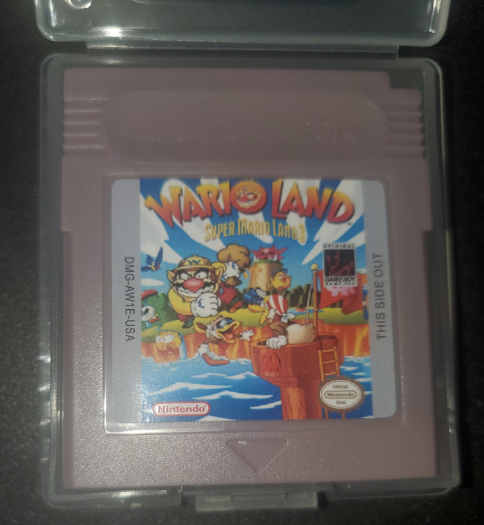 WarioLand Super Mario Land 3 GB Video Game Cartridge Game Boy 1994 by VintageVideoGameStore