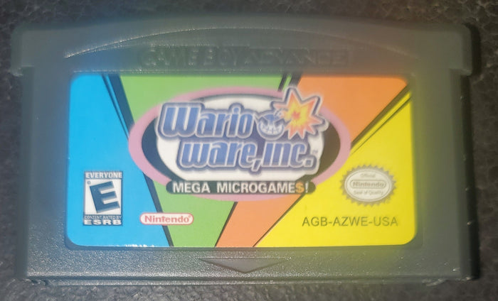 Wario Ware Inc Mega Microgame$ GBA Video Game Boy Advance 2003 by VintageVideoGameStore