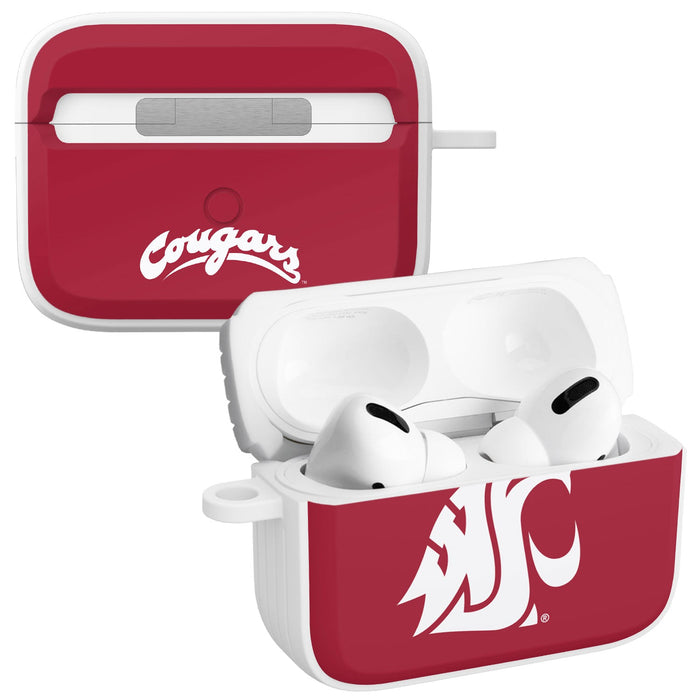 Washington State Cougars HDX Apple Airpods Pro 1 & 2 Case Cover by Affinity Bands