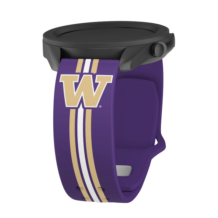 Washington Huskies HD Watchband for Samsung, Garmin, Fossil, and More for Samsung, Garmin, Fossil, and More by Affinity Bands