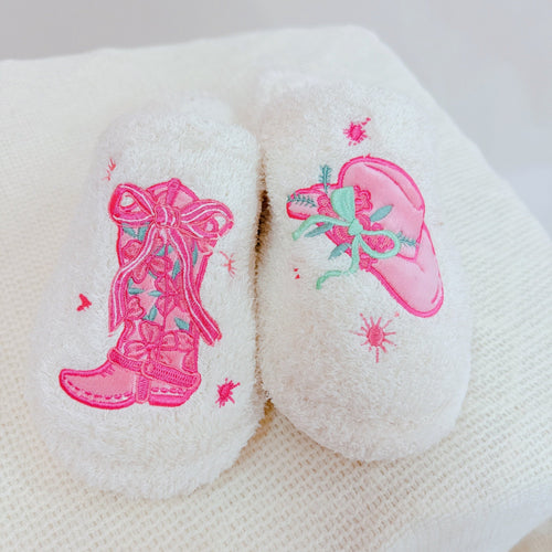 Western Whimsy Coziest Lounge Slippers