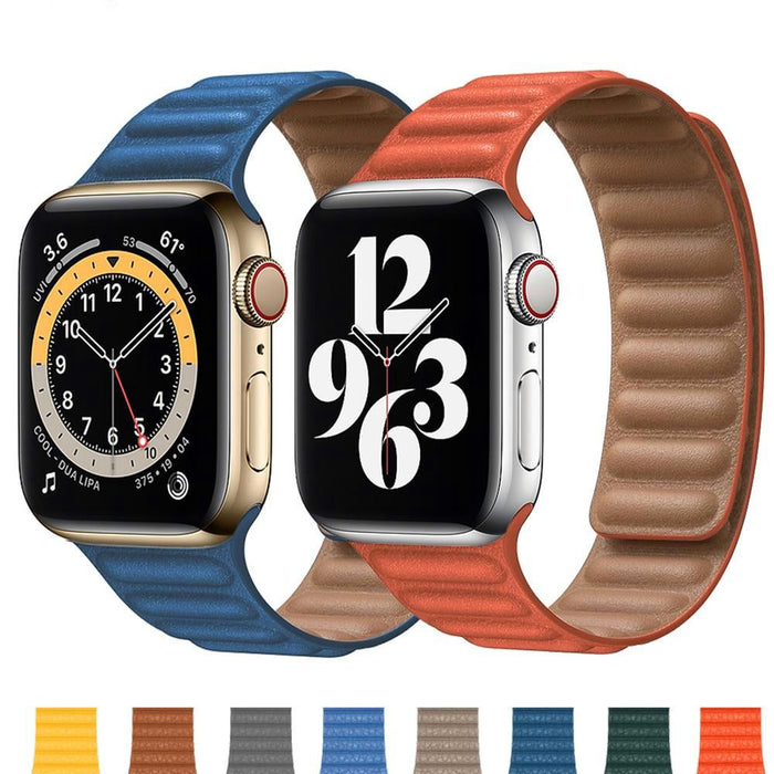 Leather Link Apple Watch Bands by Vogueen