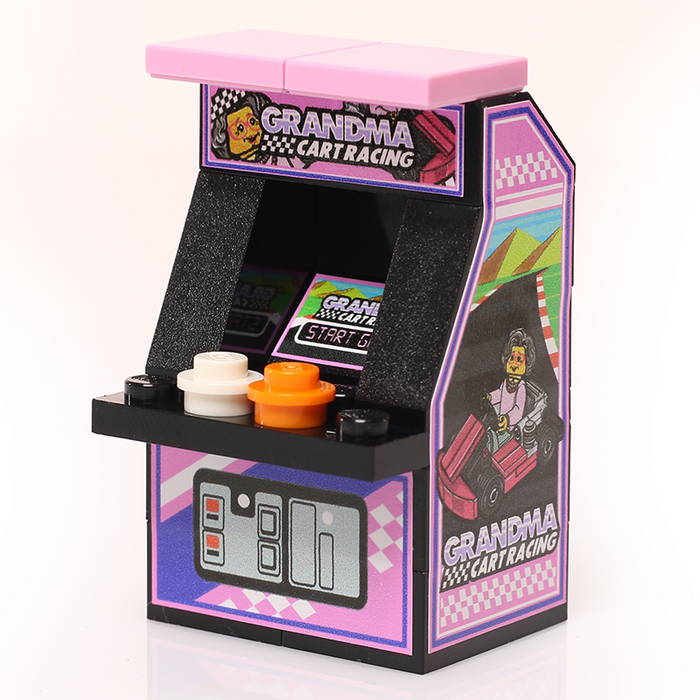 Grandma Cart Racing Classic Arcade Machine by B3 Customs