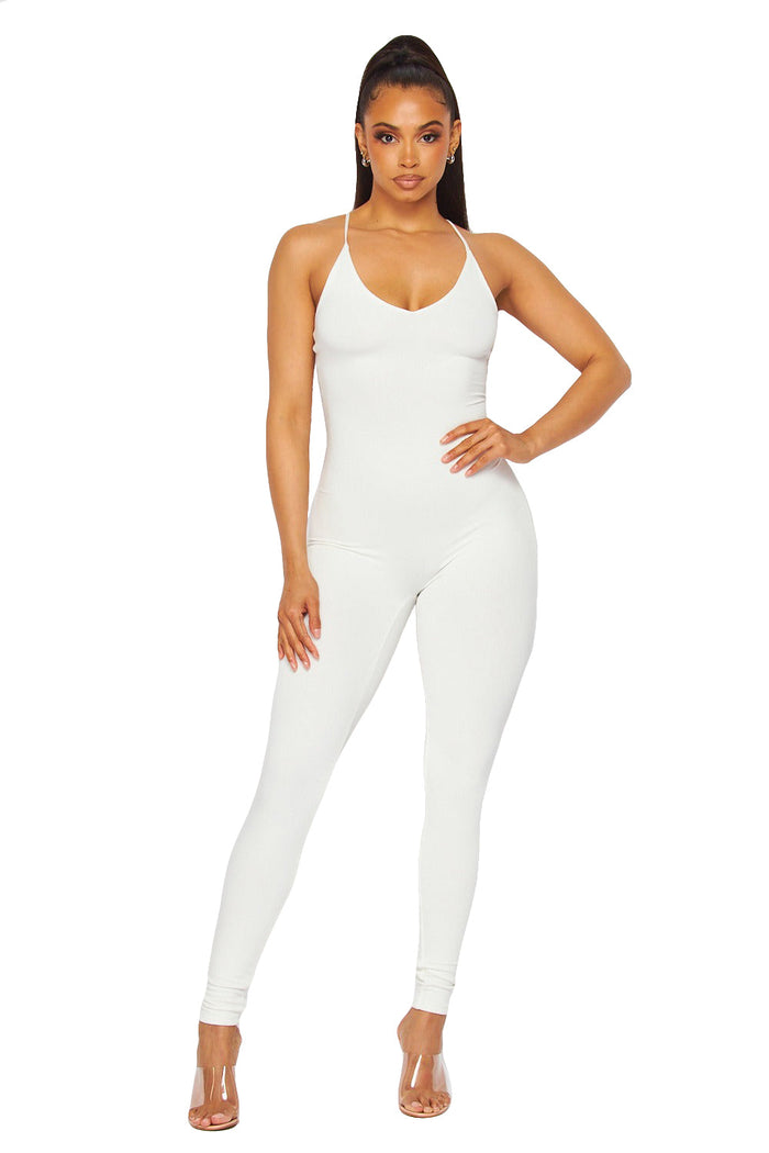 Spaghetti Strap Stretchy Jumpsuit by The House of Stylez