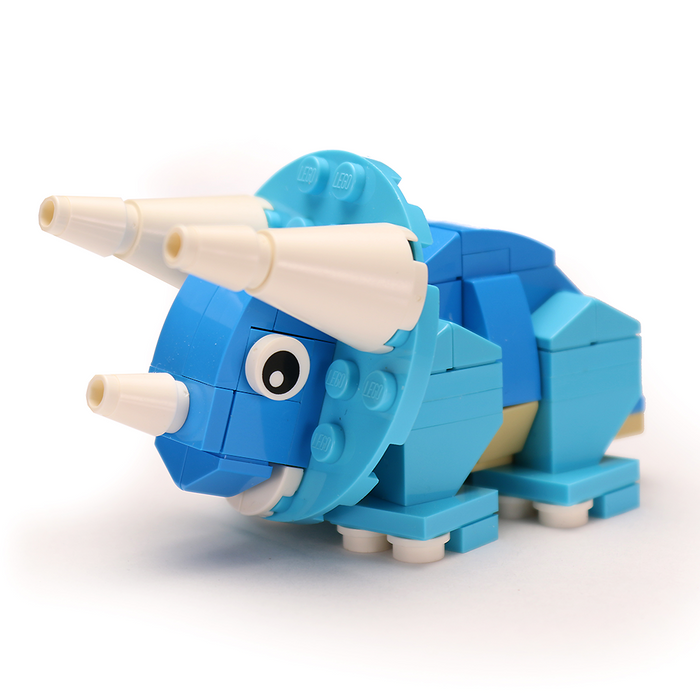 Triceratops - Custom Dinosaur Set made using LEGO parts - B3 Customs by B3 Customs