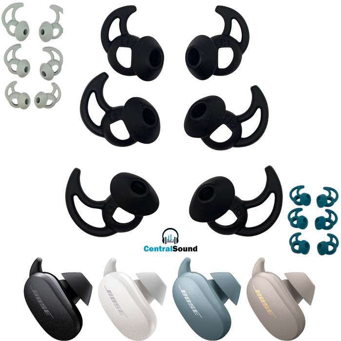 Replacement Ear Buds Tips for Bose QuietComfort Earbuds by CentralSound