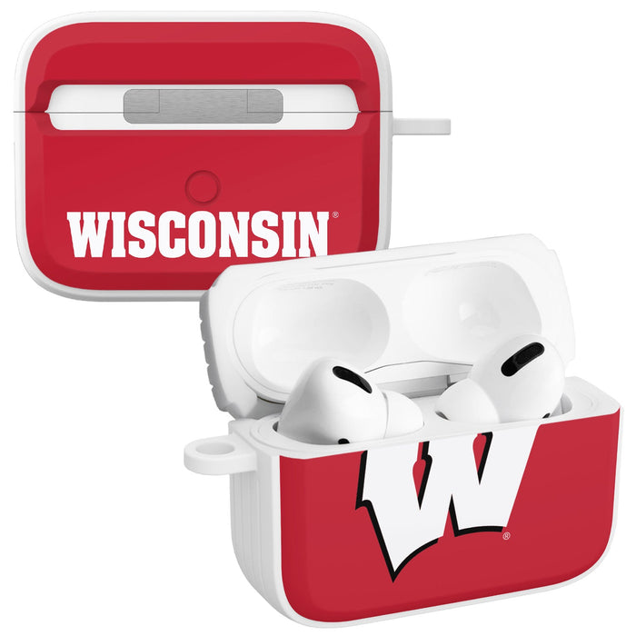 Wisconsin Badgers HDX Apple Airpods Pro 1 & 2 Case Cover by Affinity Bands