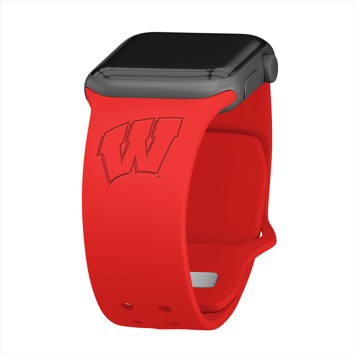 Wisconsin Badgers Engraved Apple Watch Band by Affinity Bands
