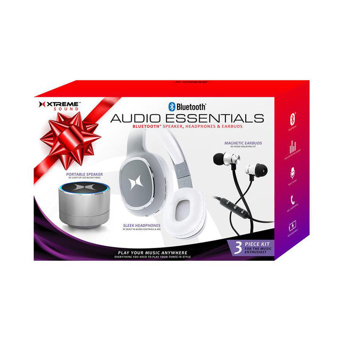 IN STOCK! Xtreme XBS9-1058-SIL Audio Essentials Gift Set- The Ultimate Gift For Everyone! by Silarius