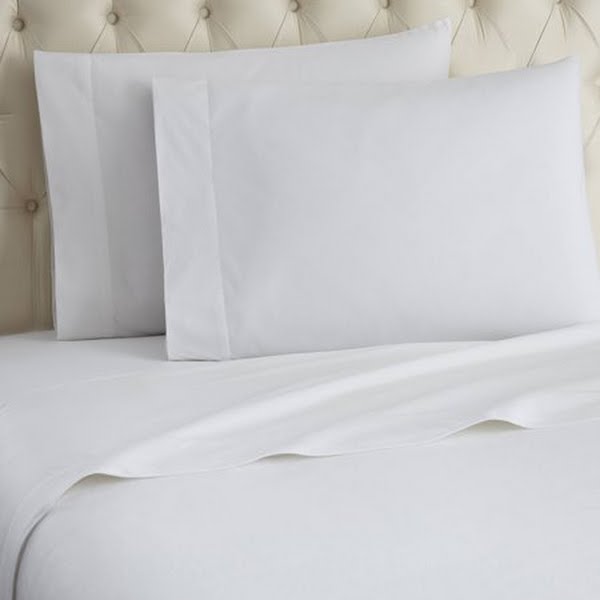 European Micro cotton flanne White Twin Sheet Set by Vanessa Jane