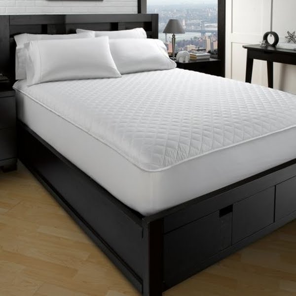 Ella Jayne Home Allergy & Dust Mite Free Mattress Protector - White - Twin by Vanessa Jane
