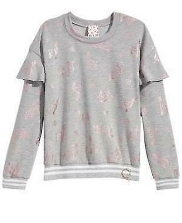 Belle Du Jour Big Girls Sweatshirt, Size Large by Vanessa Jane