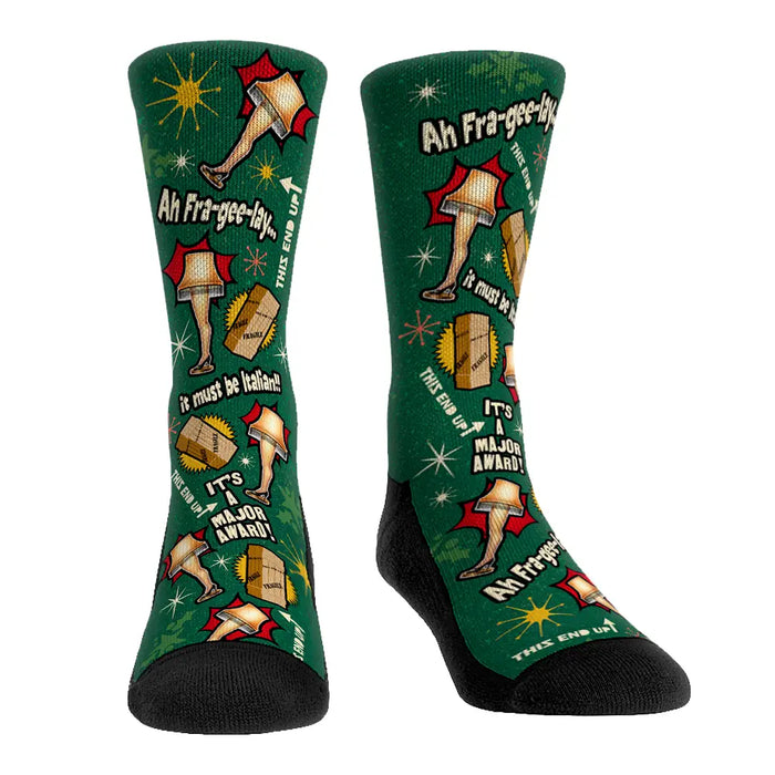 A Christmas Story - Leg Lamp All-Over by Rock 'Em Socks