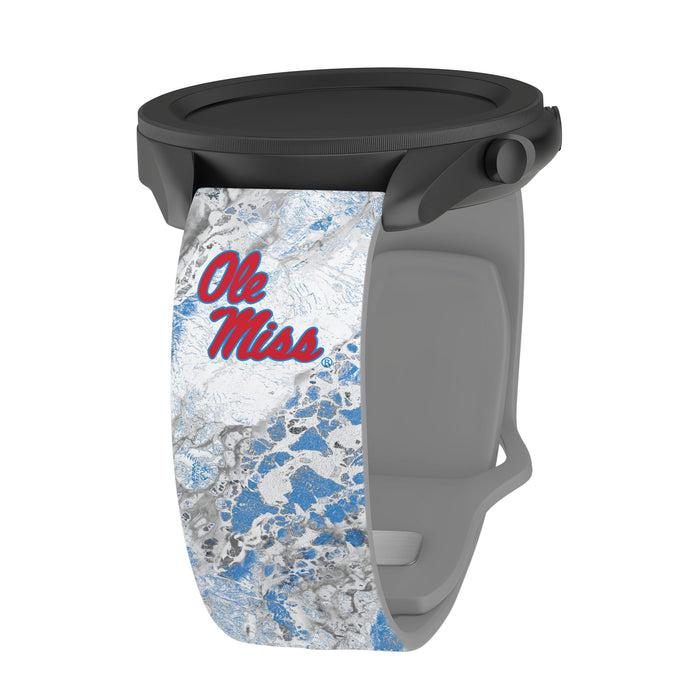 Mississippi Ole Miss Realtree HD Watchband for Samsung, Garmin, Fossil, and More by Affinity Bands
