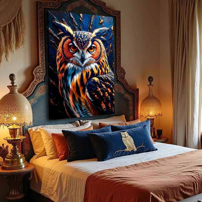 Abstract Owl Wall Art by Tailored Canvases