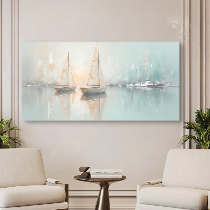 Abstract Pier and Dock Wall Art by Tailored Canvases