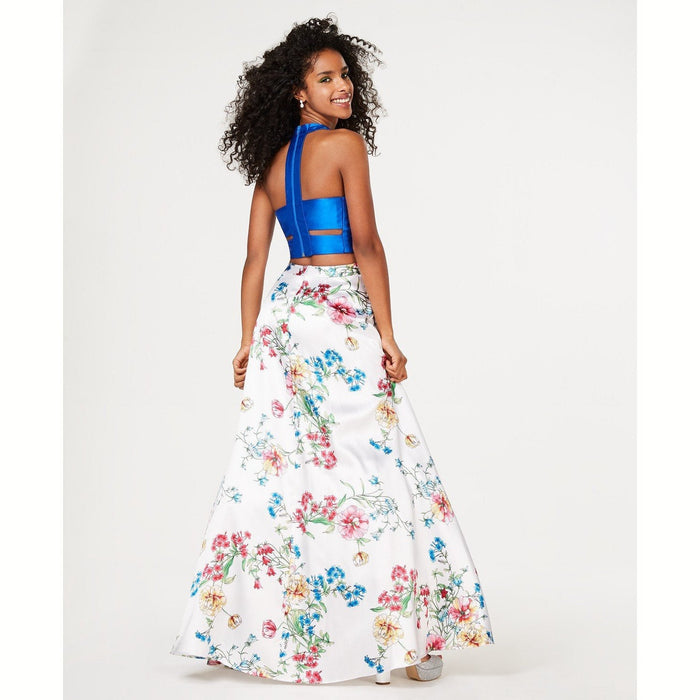 City Studios Juniors Satin Crop Top by Vanessa Jane
