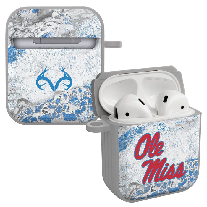 Mississippi Ole Miss Realtree HDX Apple AirPods Gen 1 & 2 Case Cover by Affinity Bands