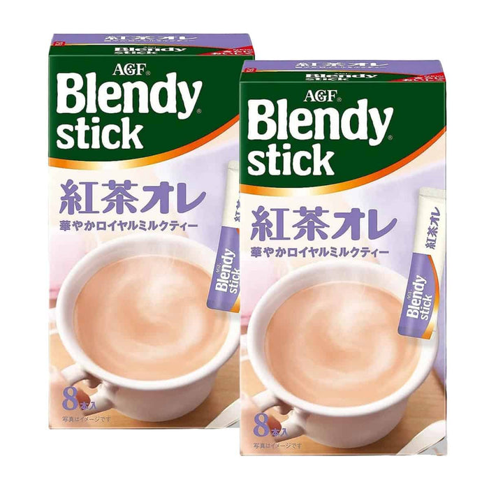 AGF Blendy Stick Kocha Latte Au Lait 8 Sticks x 2 Boxes by Nava Beauty