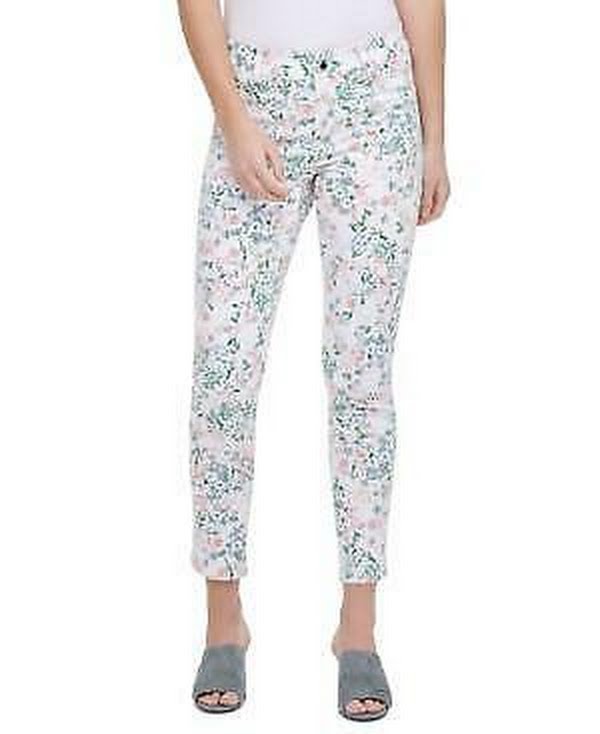 Calvin Klein Womens Floral Print Skinny Jeans by Vanessa Jane