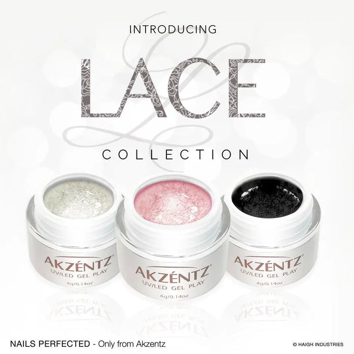 Akzentz Gel Play - Lace Collection by The Nail Hub
