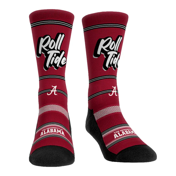 Alabama Crimson Tide - Roll Tide by Rock 'Em Socks