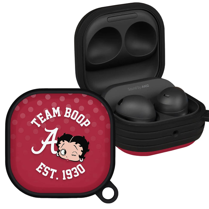 Alabama Crimson Tide X Betty Boop HDX Samsung Galaxy Buds Pro & Buds Live Case Cover by Affinity Bands