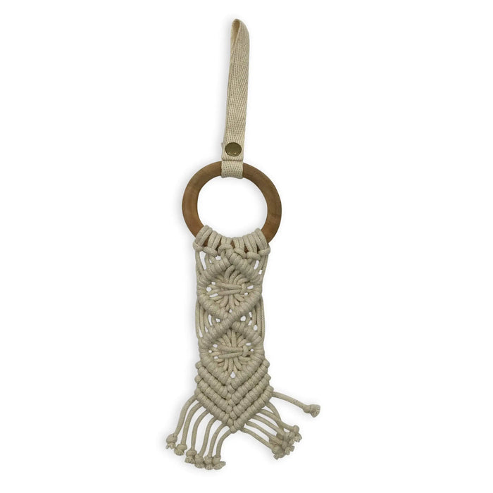all-in-one toy | macrame diamond by Finn + Emma