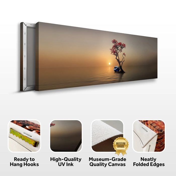 Alone Tree Canvas Wall Art IV by Tailored Canvases