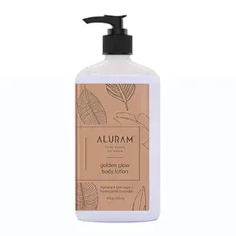 Aluram Golden Glow Body Lotion 18oz by The Warehouse Salon