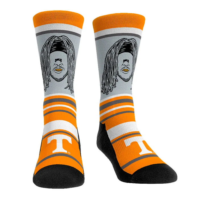 Alvin Kamara - Tennessee Volunteers - Superstar Stripes by Rock 'Em Socks