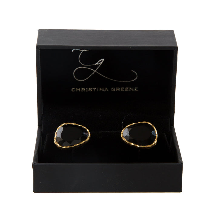 Men's Cufflink Set - Black Onyx by Christina Greene
