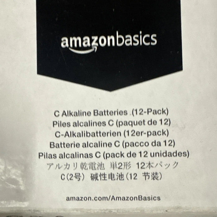 Amazon Basics Alkaline C Batteries, 12 Count by Price Is Right Miami