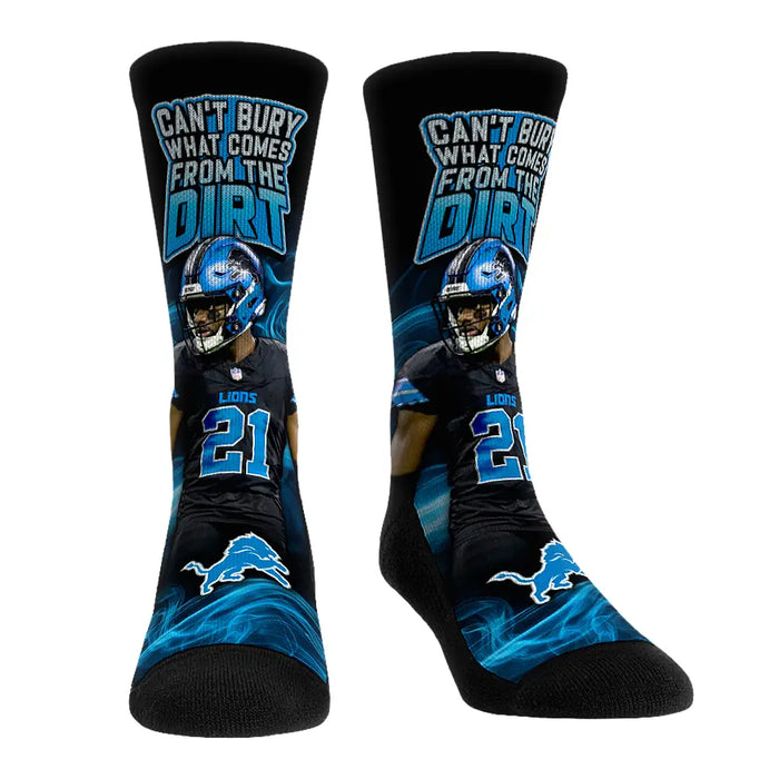Amik Robertson - Detroit Lions - Can't Bury by Rock 'Em Socks