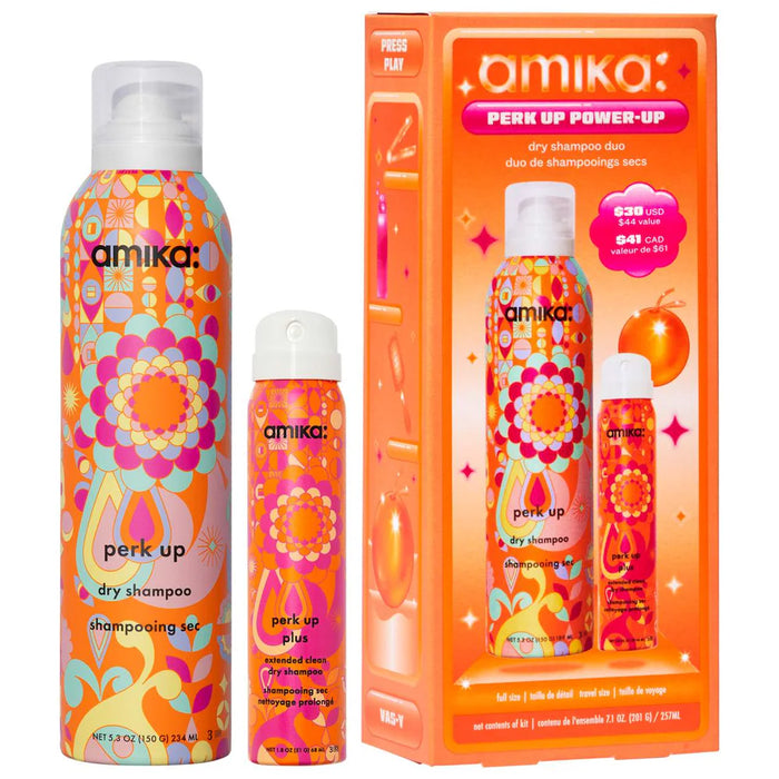 Amika Perk Up Power-Up Dry Shampoo Duo by Nava Beauty