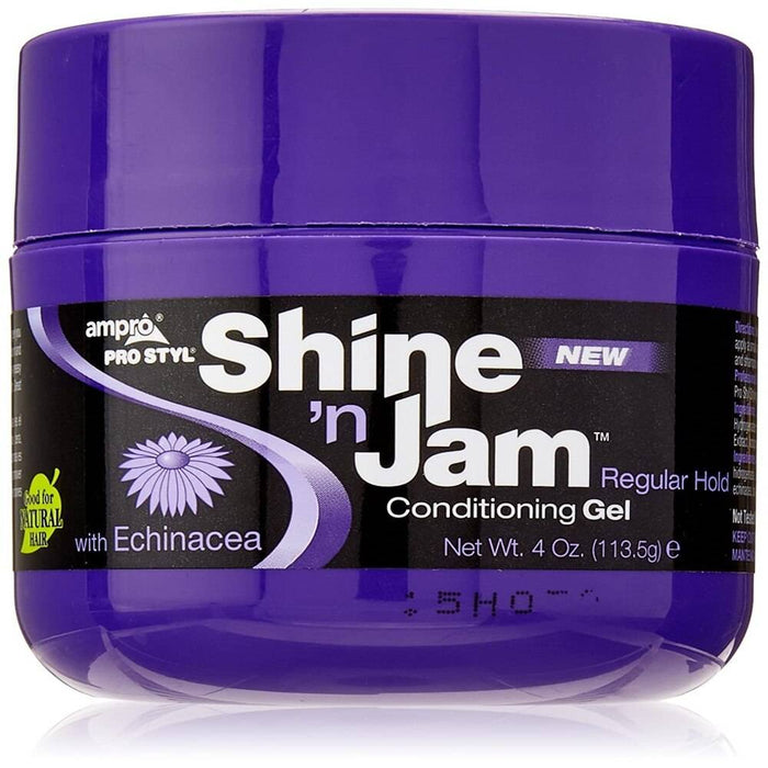Ampro Shine N Jam Conditioning Gel Regular Hold 4 oz