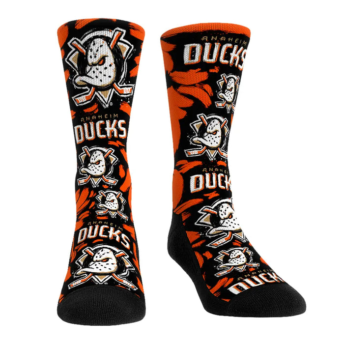 Anaheim Ducks - Logo Paint by Rock 'Em Socks