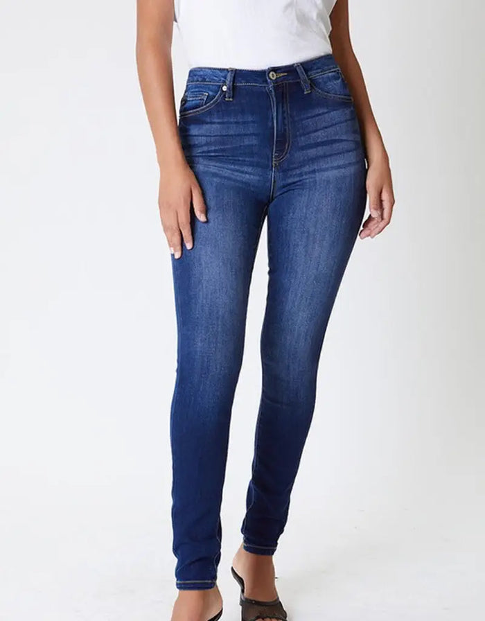 Anya High Rise Super Skinny Jeans - Dark by Boutique 23