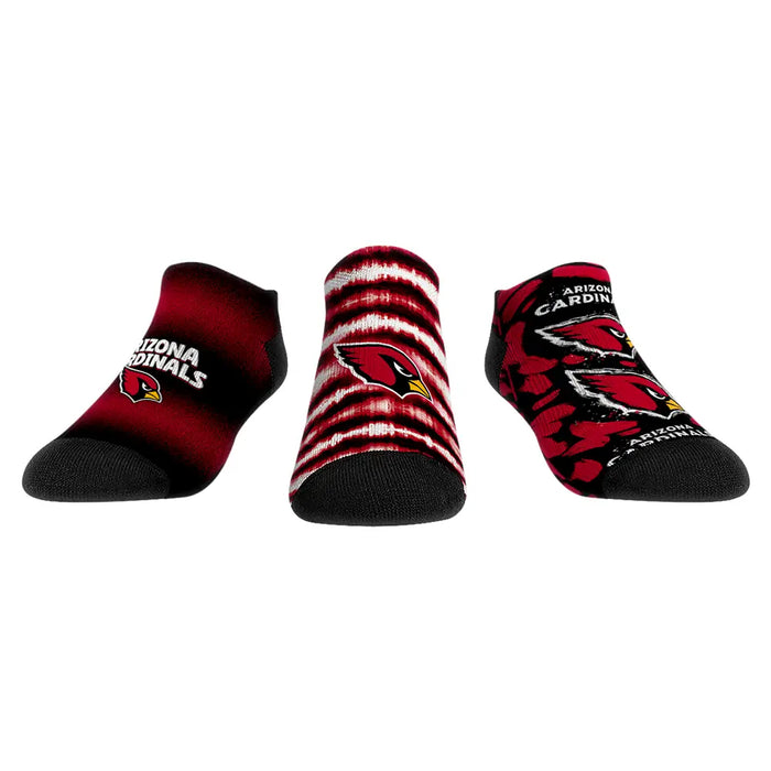 Arizona Cardinals - Low Cut - Make Some Noise (3-Pack) by Rock 'Em Socks
