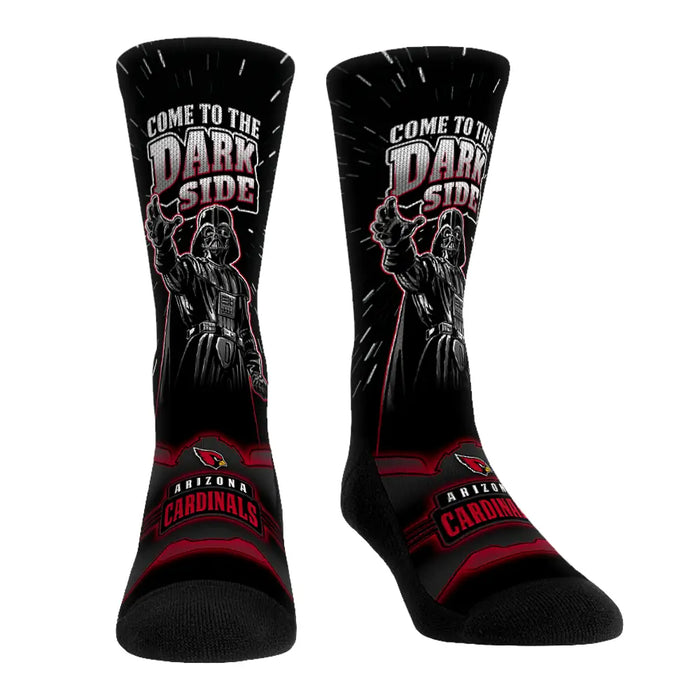 Arizona Cardinals - Star Wars - Dark Side by Rock 'Em Socks