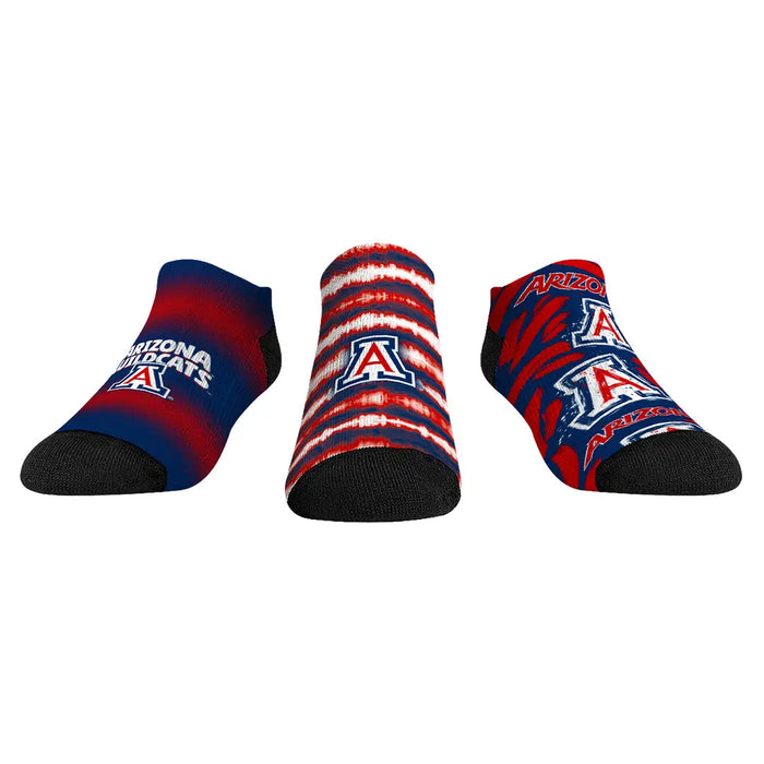 Arizona Wildcats - Low Cut - Make Some Noise (3-Pack) by Rock 'Em Socks